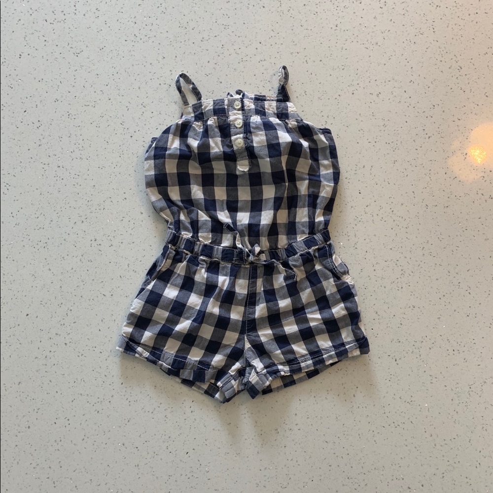 Baby Gap checkered romper